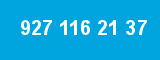 927 116 21 37 927 116 21 37